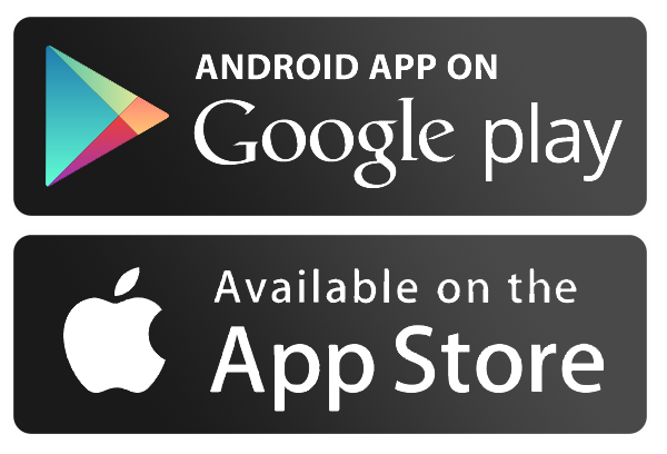 Google Android and Apple App Store Logos